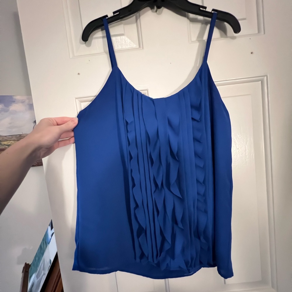 LOFT chiffon tank